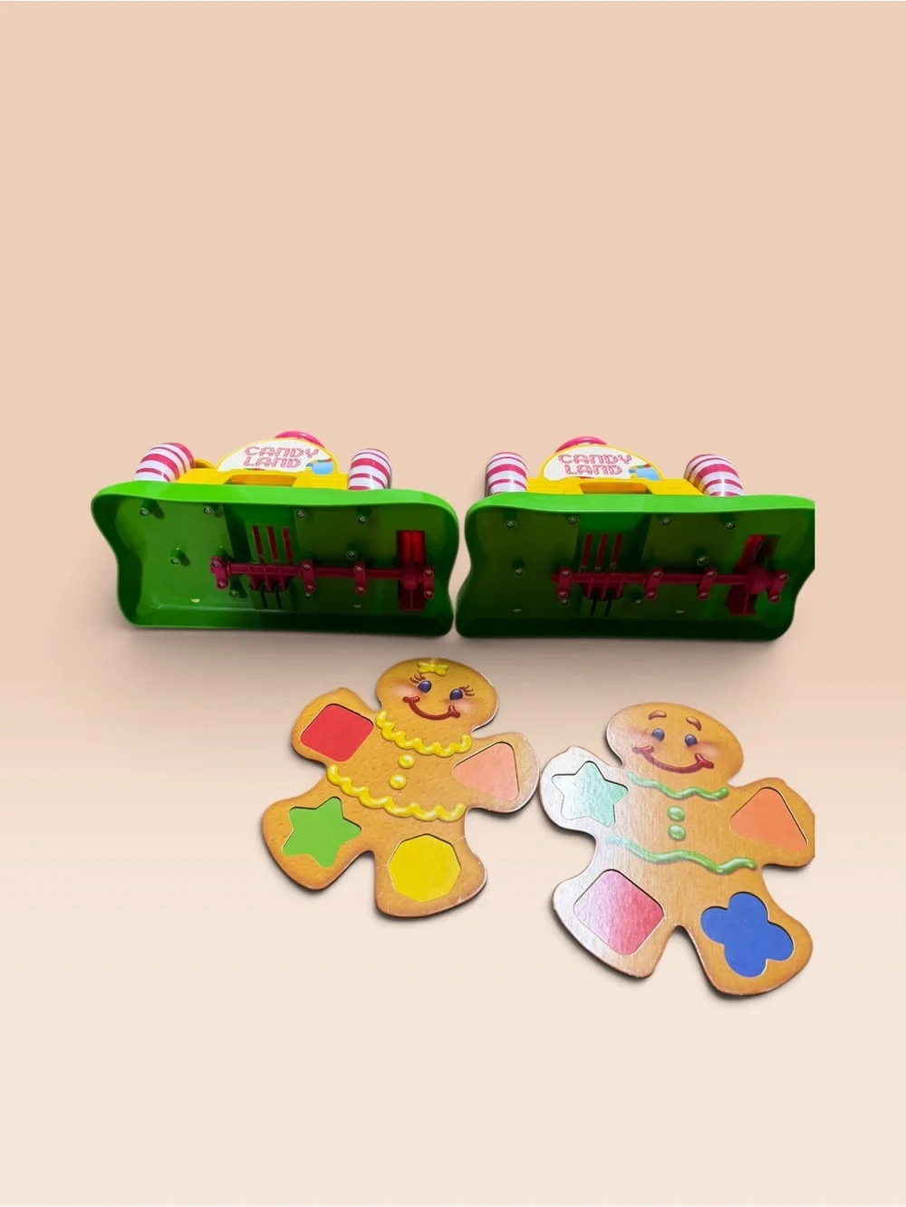 Colorful candy land game from 2002 15/18 pices